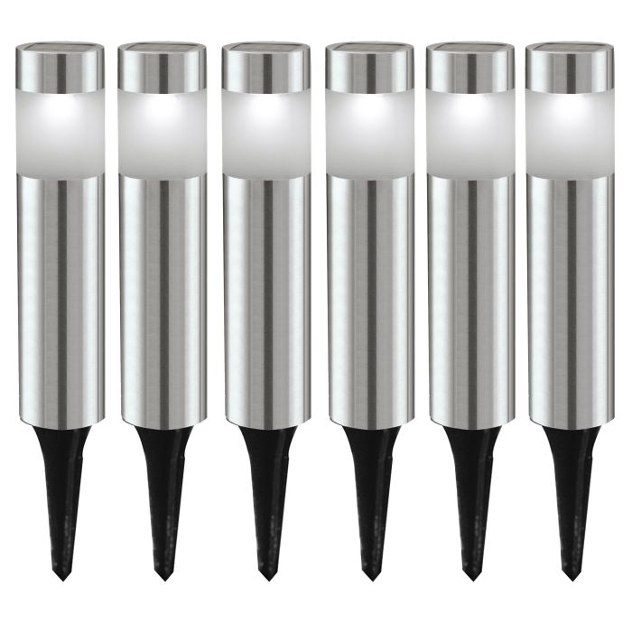 EGLO 48494 SOLAR-LED 6 БР. К-Т ИНОКС