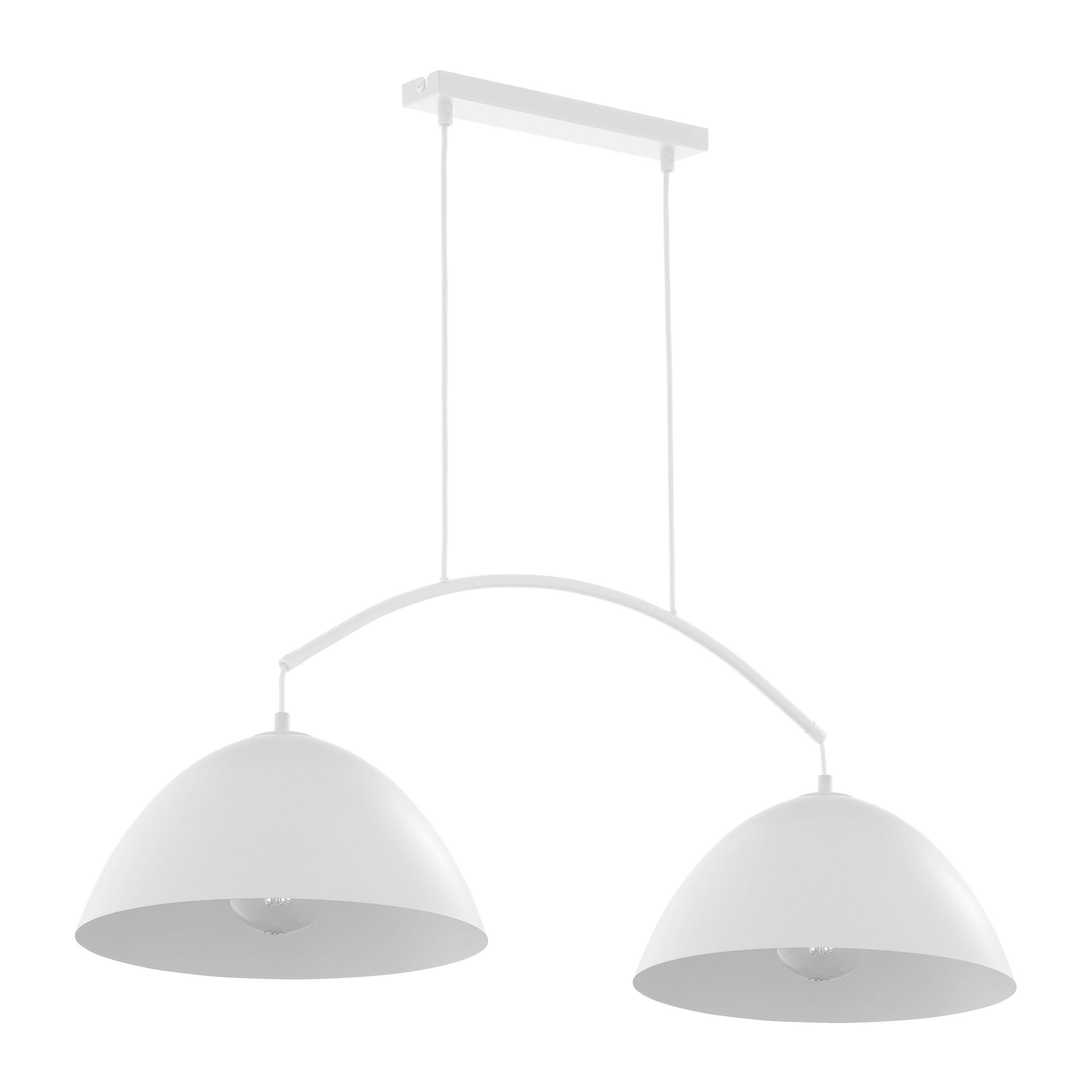 TK LIGHTING FARO NEW WHITE LAMPA WISZĄCA 2 PŁ
