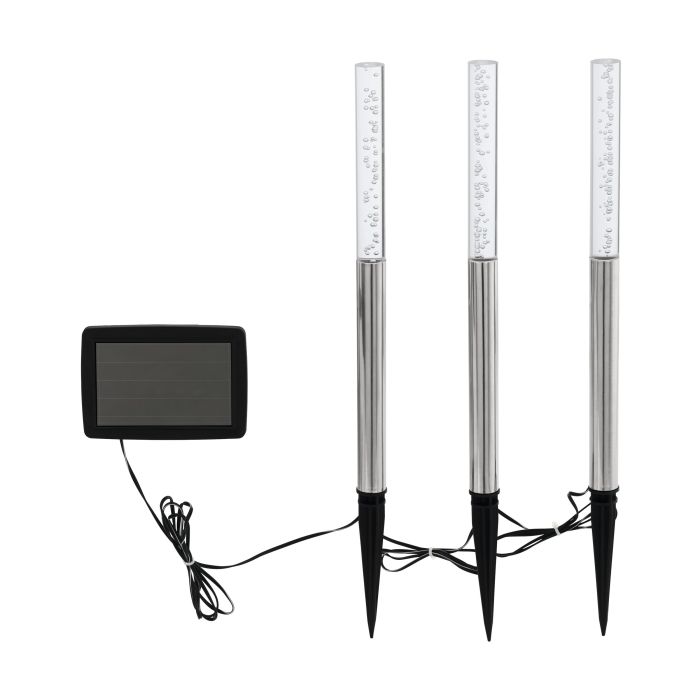 EGLO 48666 SOLAR-LED RGB 3 БР. К-Т КОЛЧЕ H-270 СРЕБ