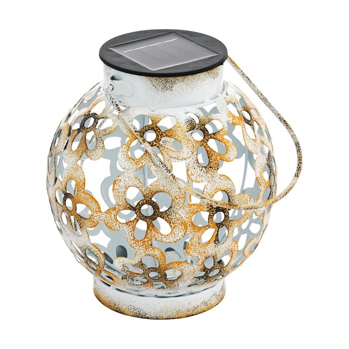 EGLO 48781 SOLAR-LED НА БЯЛО/ЖЪЛТО С ПРОРЕЗИ