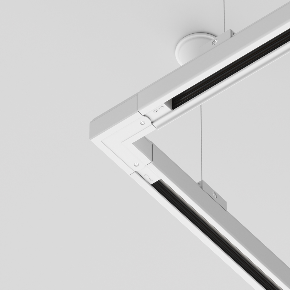 MAYTONI TRA005CL-31W-R АКСЕСОАР ЗА РЕЛСОВА СИСТЕМА 3 ФАЗНА РЕЛСОВА СИСТЕМА БЯЛ