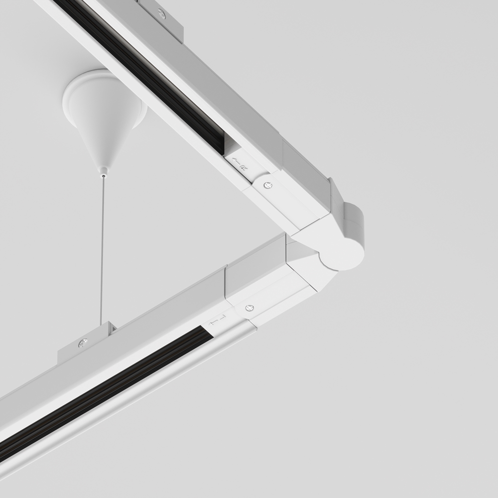 MAYTONI TRA005CS-31W АКСЕСОАР ЗА РЕЛСОВА СИСТЕМА 3 ФАЗНА РЕЛСОВА СИСТЕМА БЯЛ