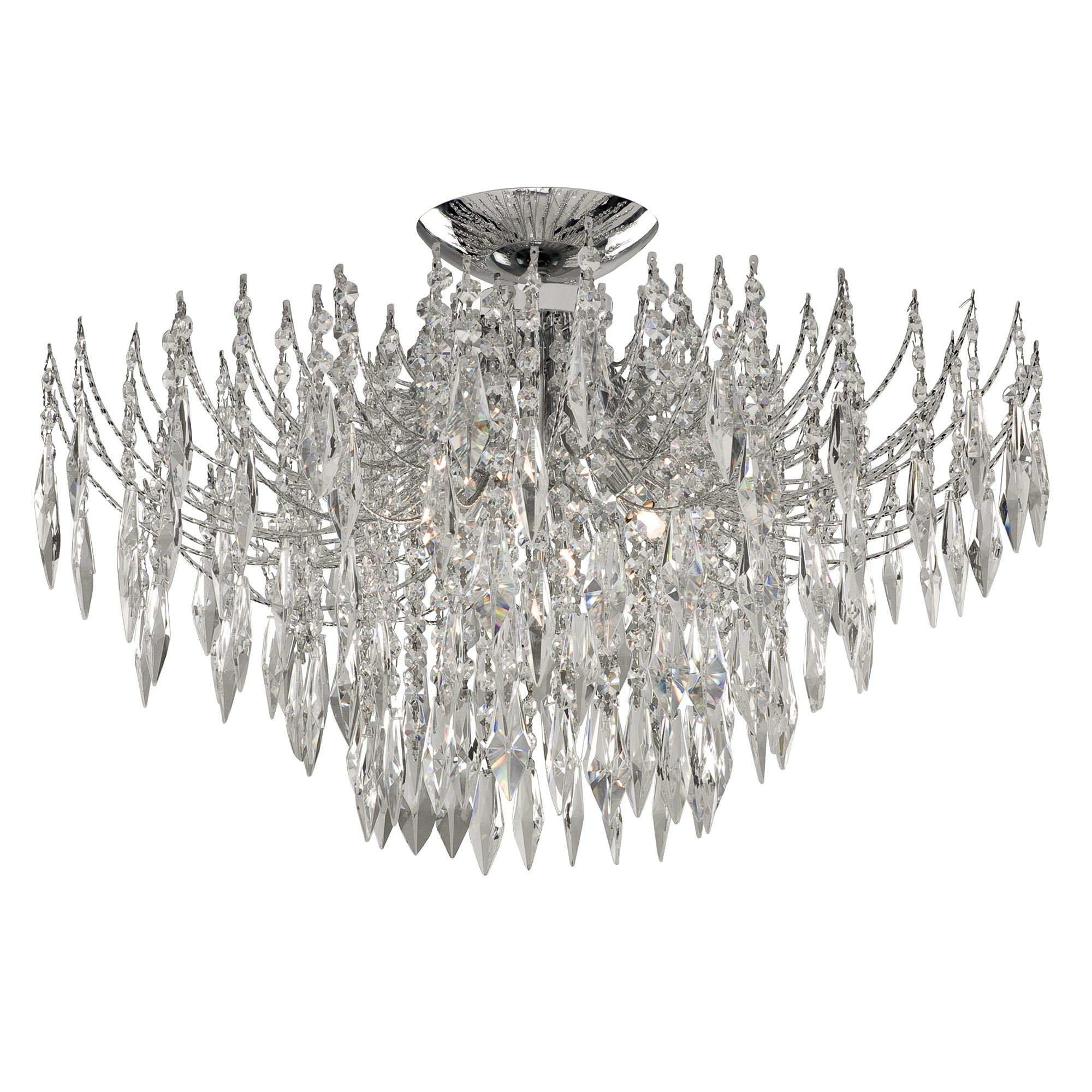 SEARCHLIGHT ПЛАФОН 6134-4CC WATERFALL