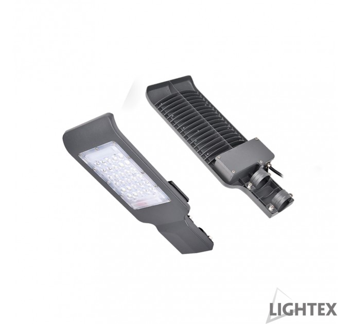 LIGHTEX SMD LED УЛИЧЕН ОСВЕТИТЕЛ 100W 5000K 100LM/W 10000LM IP65 ЗА Ф40 LIGHTEX