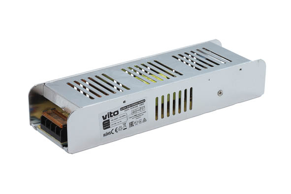 VITO ТРАНСФОРМАТОР ZEUS 12VDC 16.7A 200W ТЪНЪК PS 6240460