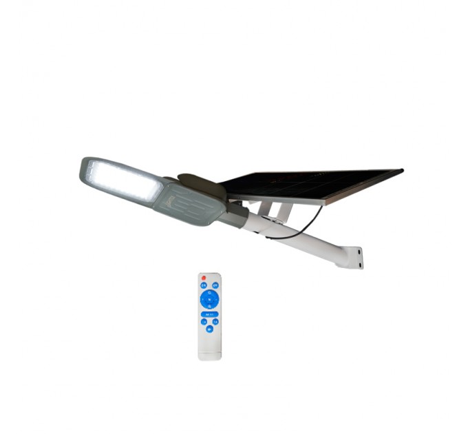 LIGHTEX LED УЛИЧЕН ОСВЕТИТЕЛ HYBRID СЪС СОЛАРЕН И ЕЛЕКТРИЧЕСКИ БЛОК 30W 5000K 3000LM IP65 490X215X65MM LIGHTEX