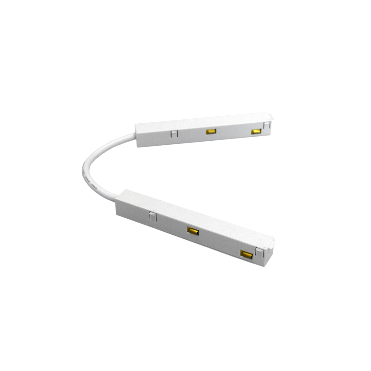 VIOKEF 02/0307 Електрически Конектор Flexible Бял За Магнитна Релсова Система Rail