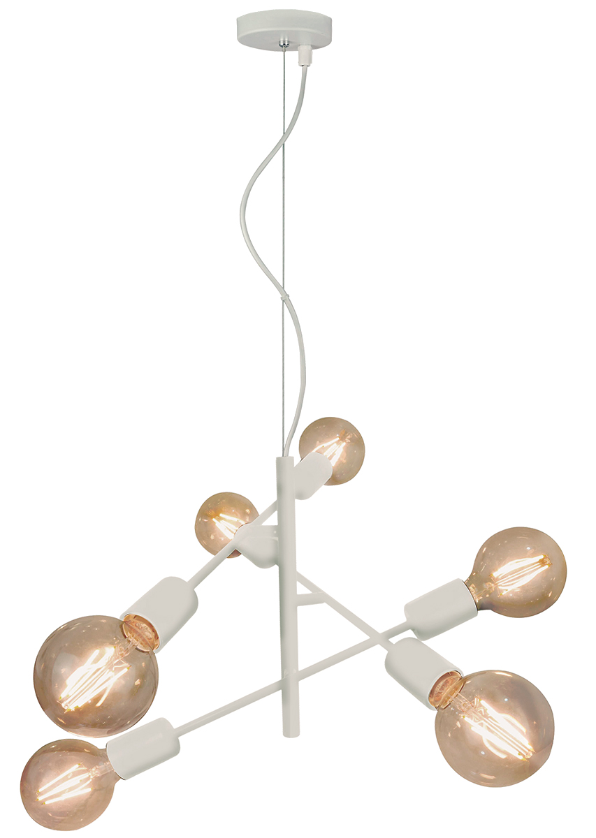 VIOKEF 4193101 6/Светлини Висящо Осветление Бял Freestyle