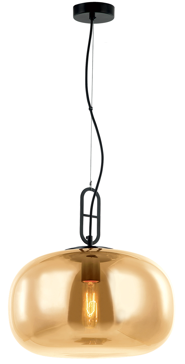 VIOKEF 4206501 Висящо Осветление Amber D:350 Retro