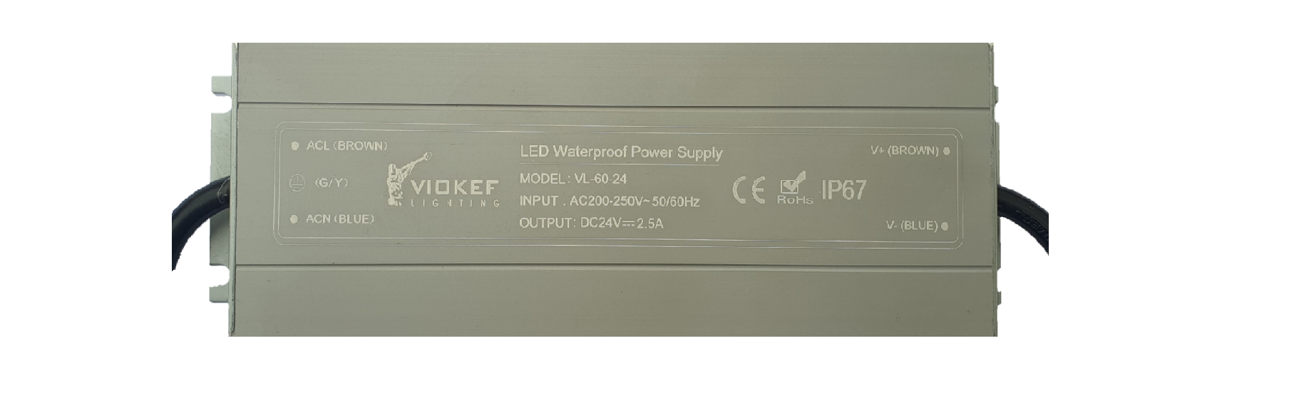 VIOKEF 00/8027 Захранване 24VDC 60W IP67 On-Off