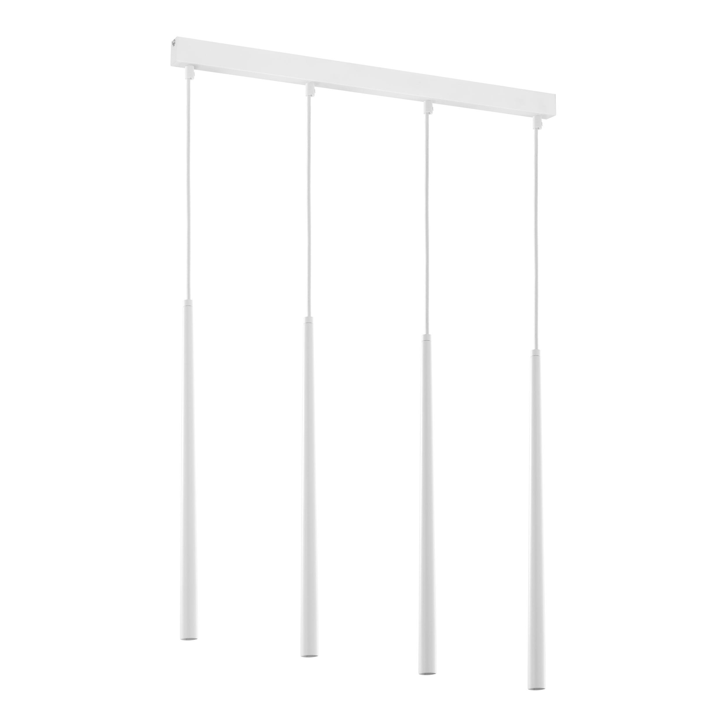 TK LIGHTING PIANO WHITE LAMPA WISZĄCA 4 PŁ