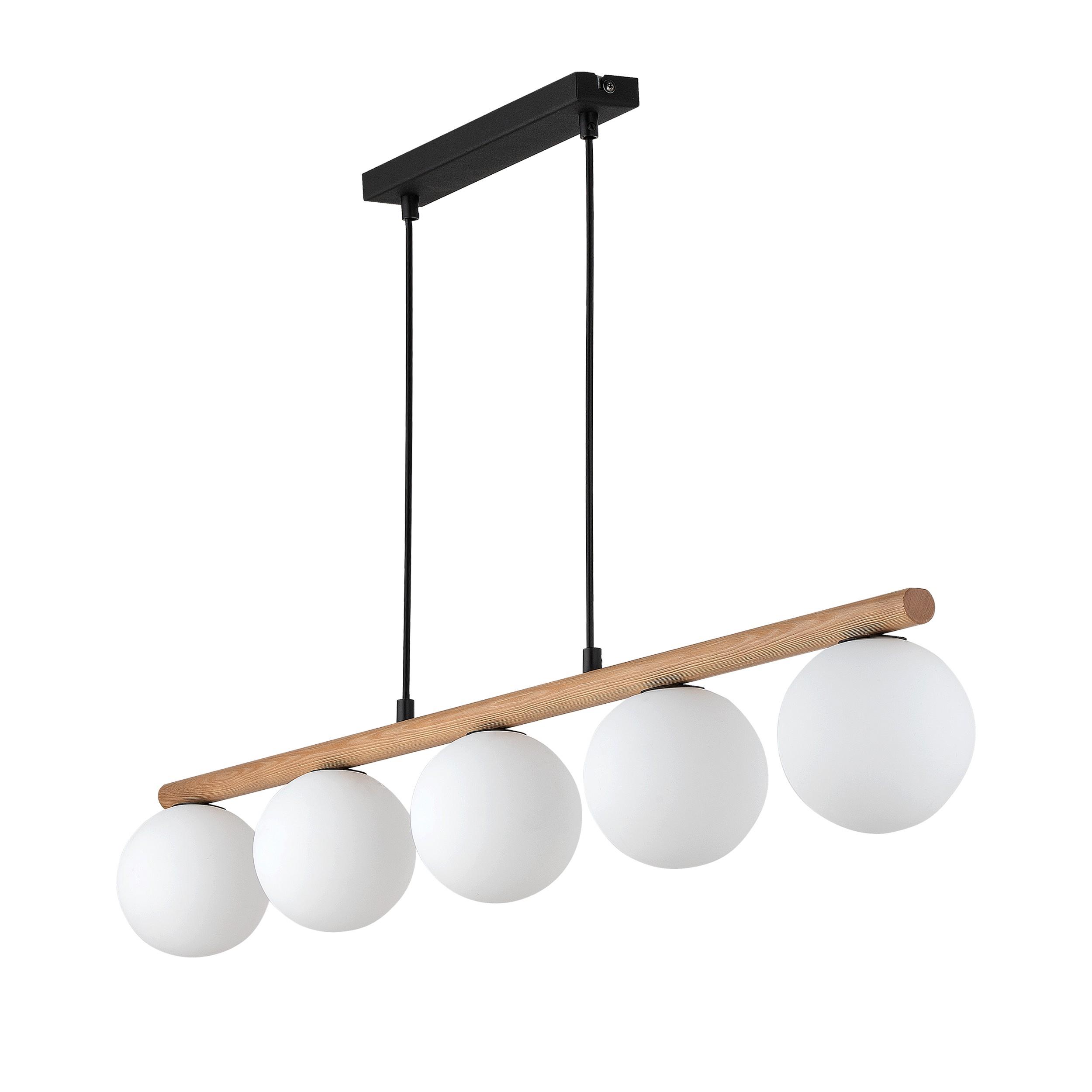 TK LIGHTING ESTERA WOOD LAMPA WISZĄCA 5 PŁ