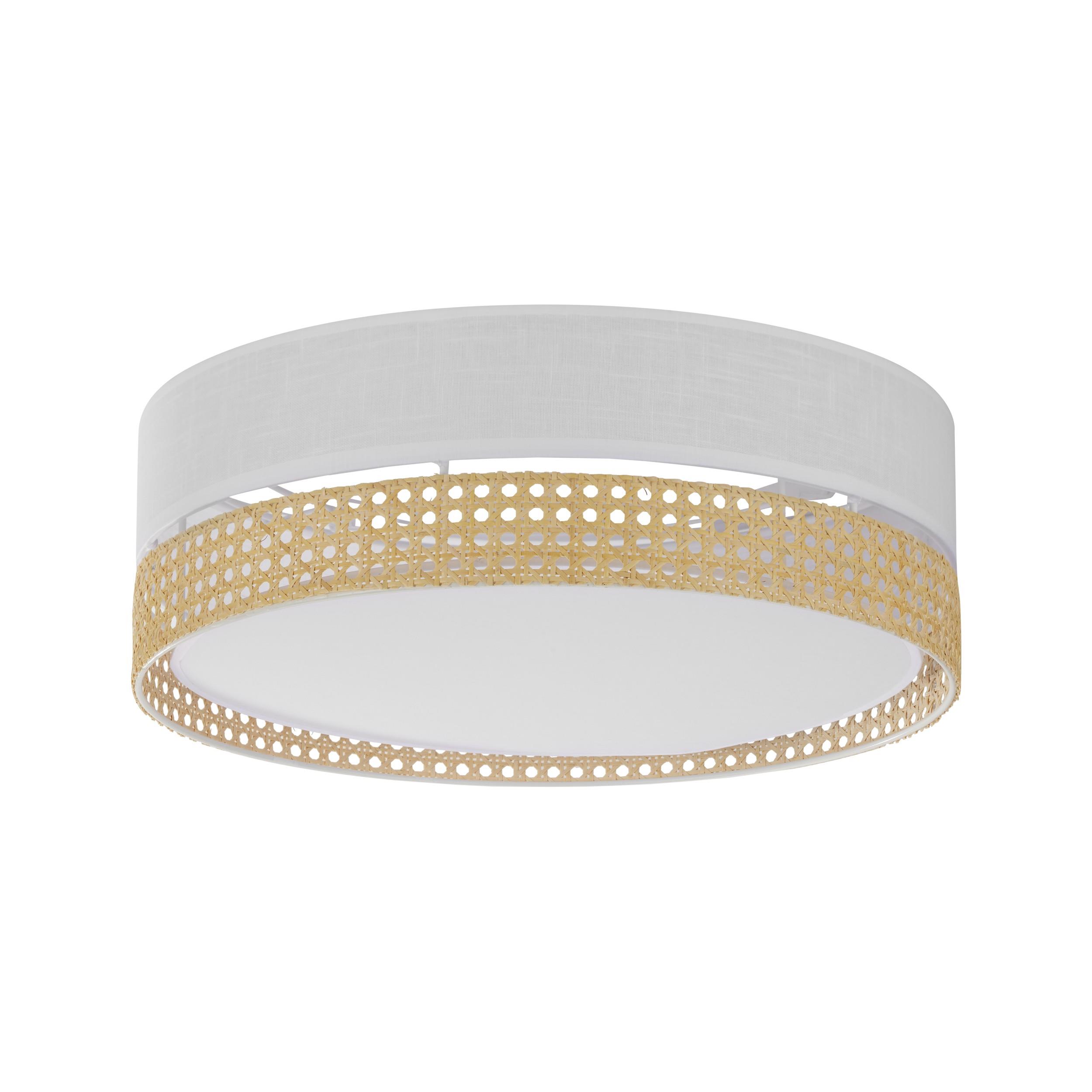 TK LIGHTING BOHO-PAGLIA WHITE LAMPA SUFITOWA 3 PŁ 450