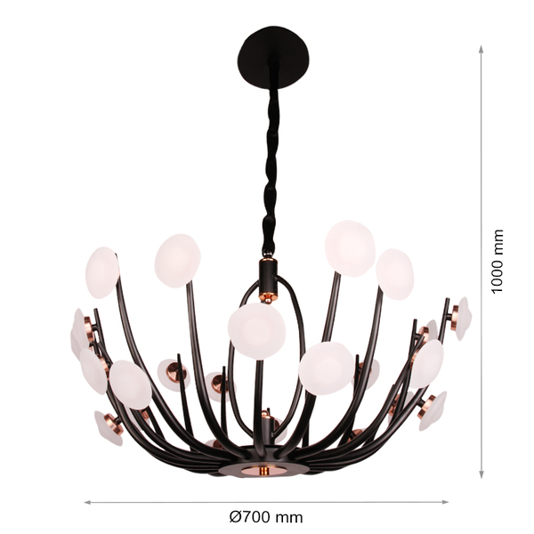 LED ПОЛИЛЕЙ 7011/24L 144W DIMM