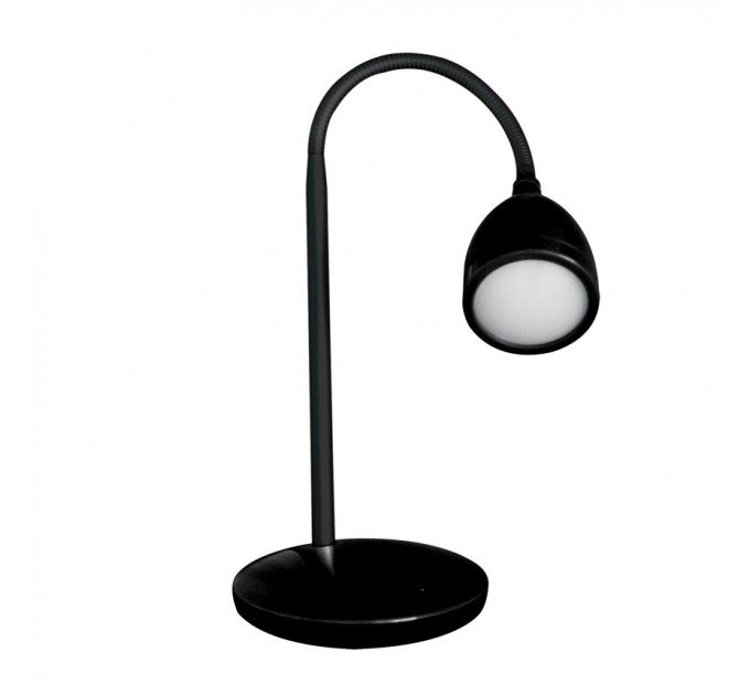 LIGHTEX LED НАСТОЛНА ЛАМПА MACAU 4W/8LED 230V ЧЕРНА 4000K 220LM LIGHTEX