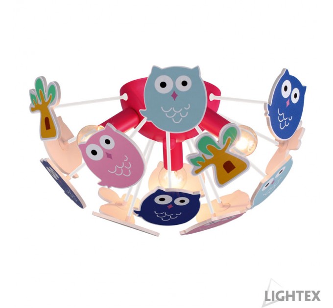 LIGHTEX ПОЛИЛЕЙ OWL 3XE14 410X220MM LIGHTEX