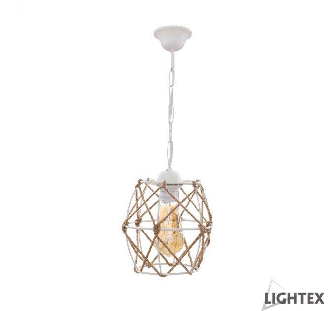 LIGHTEX ПЕНДЕЛ ERIKA Е27 БЯЛ LIGHTEX