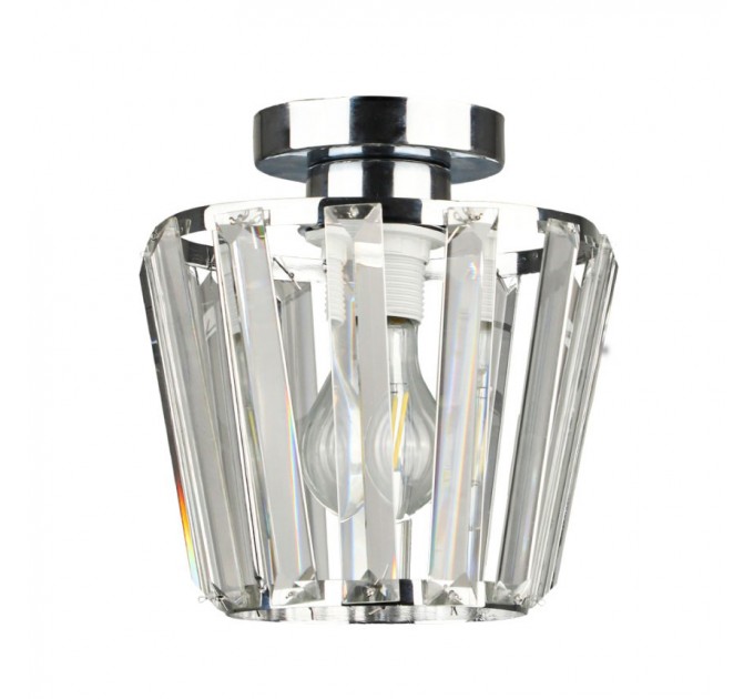 LIGHTEX ПЛАФОН NEVA 1XЕ27 ХРОМ LIGHTEX