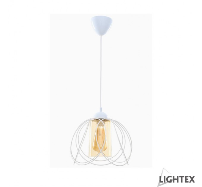 LIGHTEX ПЕНДЕЛ LEA Е27 БЯЛ LIGHTEX