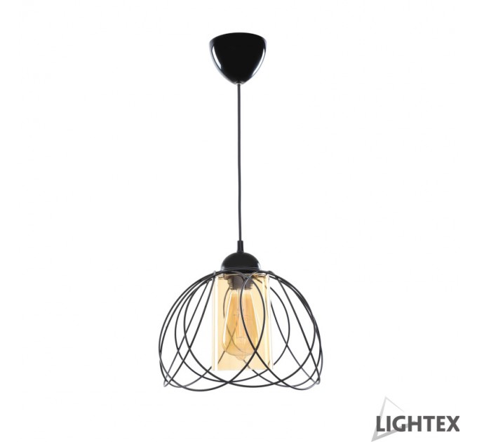 LIGHTEX ПЕНДЕЛ LEA Е27 ЧЕРЕН LIGHTEX