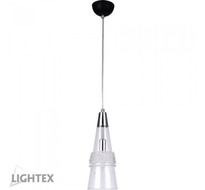 LIGHTEX ПЕНДЕЛ RIOS 1ХЕ14 ХРОМ + КРИСТАЛ 120X900MM LIGHTEX