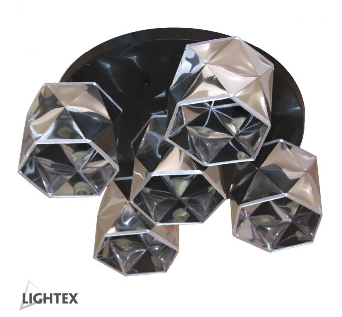 LIGHTEX ПОЛИЛЕЙ RAFAEL 5ХЕ14 СРЕБРО 580X200MM LIGHTEX