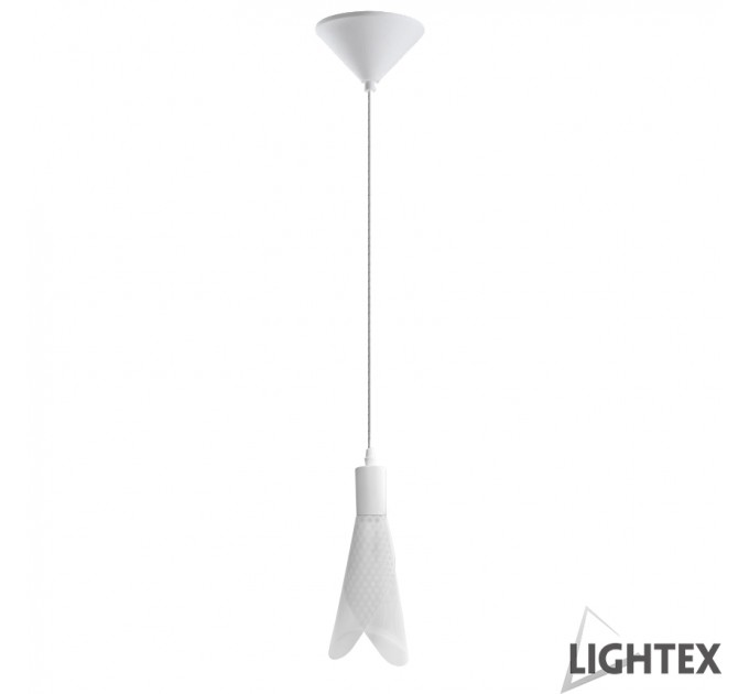 LIGHTEX ПЕНДЕЛ DELTA 1ХЕ14 Ф160 БЯЛ LIGHTEX