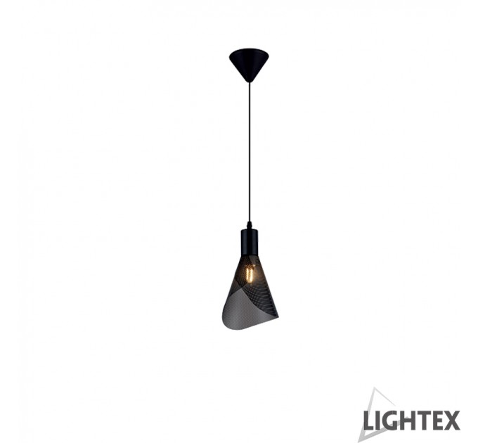 LIGHTEX ПЕНДЕЛ DELTA 1ХЕ14 Ф160 ЧЕРЕН LIGHTEX