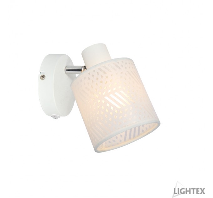 LIGHTEX АПЛИК BLANKA 1XE14 БЯЛ 100X135X120MM LIGHTEX