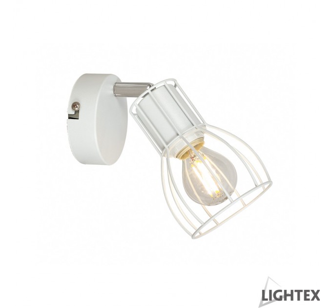 LIGHTEX АПЛИК LORENA 1XE14 БЯЛ 115X90X180MM LIGHTEX