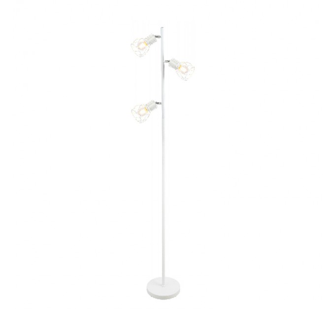 LIGHTEX ЛАМПИОН LORENA 3XE14 БЯЛ 340X230X1520MM LIGHTEX