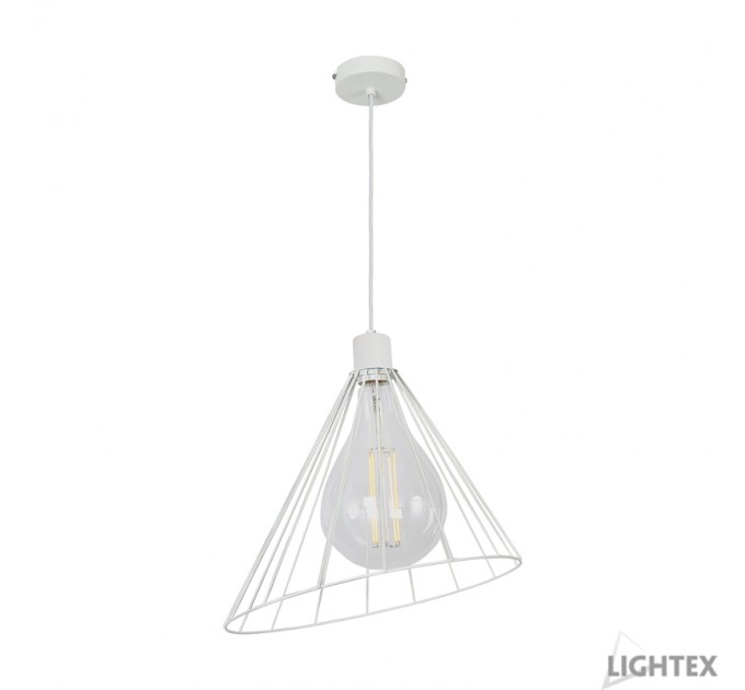 LIGHTEX ПЕНДЕЛ SILVIA 1XE27 БЯЛ 380X1200MM LIGHTEX