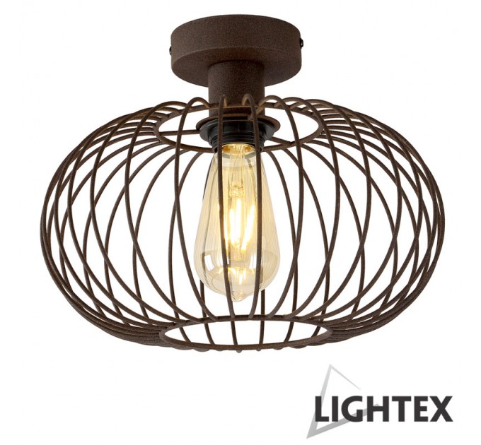 LIGHTEX ПОЛИЛЕЙ SANDRA 1XE27 РУСТИК 300X230MM LIGHTEX