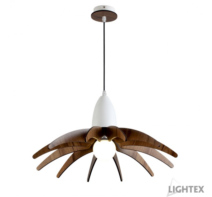 LIGHTEX ПЕНДЕЛ SIA 1XE27 ОРЕХ 515X800MM LIGHTEX
