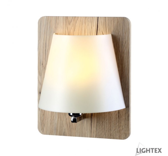 LIGHTEX АПЛИК MATEO 1XE14 ПЯСЪЧЕН ДЪБ 250X200X125MM LIGHTEX