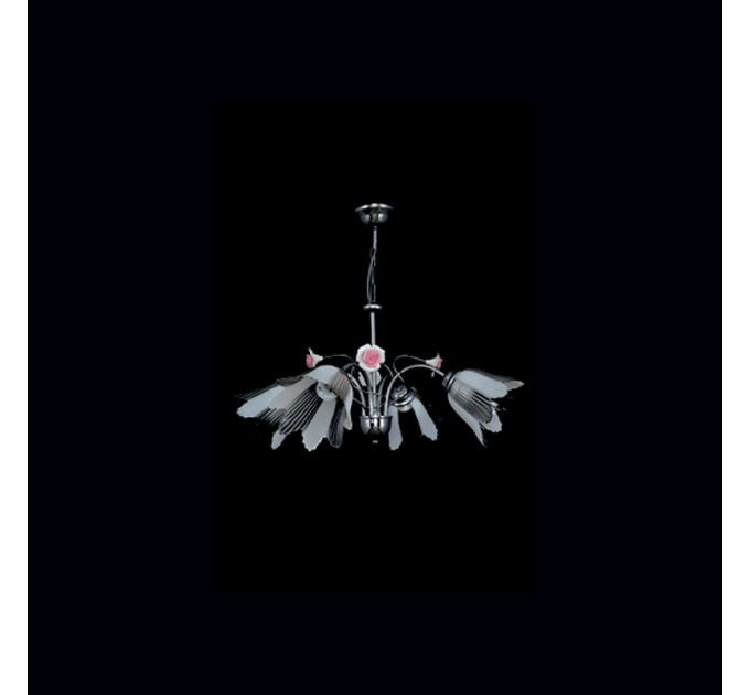 LIGHTEX ПОЛИЛЕЙ ROSALIA 4ХЕ27 ХРОМ LIGHTEX