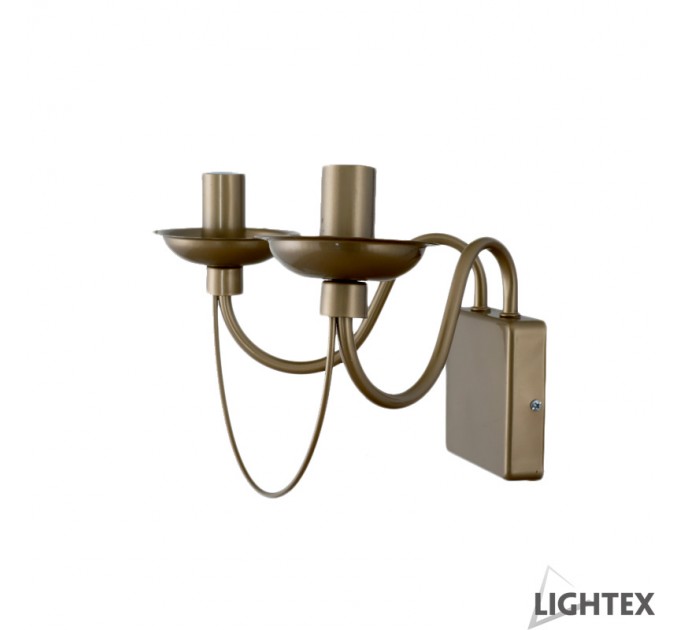 LIGHTEX АПЛИК VILMA 2ХЕ14 БРОНЗ LIGHTEX