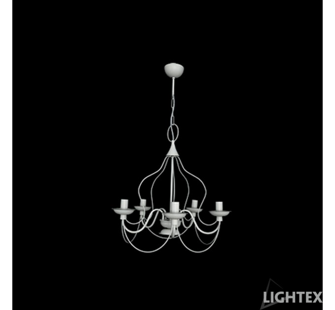 LIGHTEX ПОЛИЛЕЙ VILMA 5ХЕ14 БЯЛ LIGHTEX