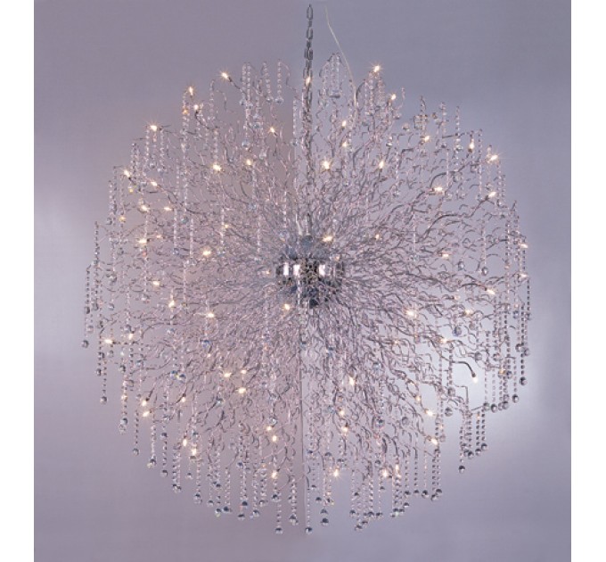 LIGHTEX ПОЛИЛЕЙ ХРОМ ЕГИПЕТСКИ КРИСТАЛ ABIGAIL 12V 80XG4 20W REAL