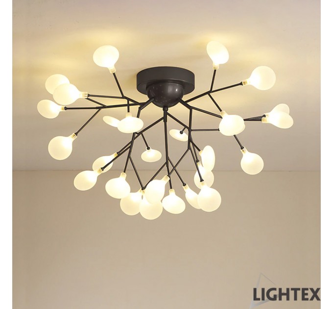 LIGHTEX ПОЛИЛЕЙ MONET 27ХG4 ЧЕРЕН ОВАЛ Ф700X400MM. В КОМПЛ. С ЛАМПИ 6000K LIGHTEX