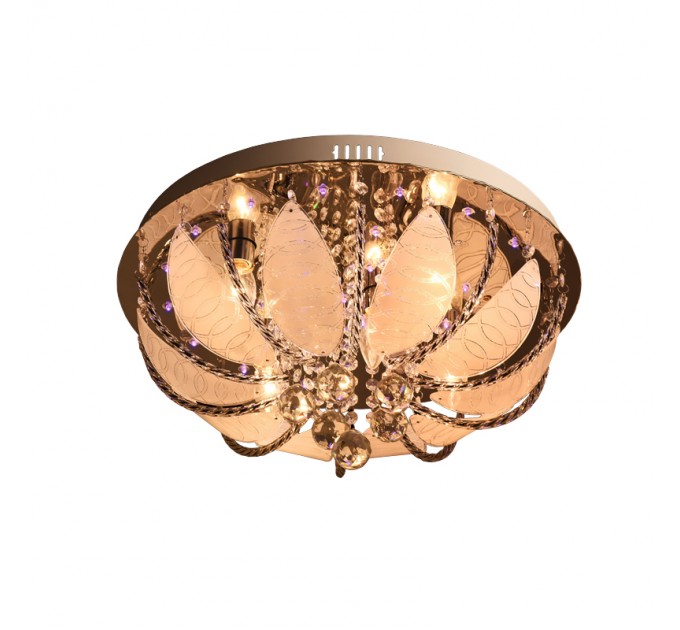 LIGHTEX LED ПОЛИЛЕЙ ORIENT 5ХE14 С BLUETOOTH, ФЛАШКА И ДИСТАНЦИОННО УПРАВЛЕНИЕ ХРОМ Ф500 LIGHTEX