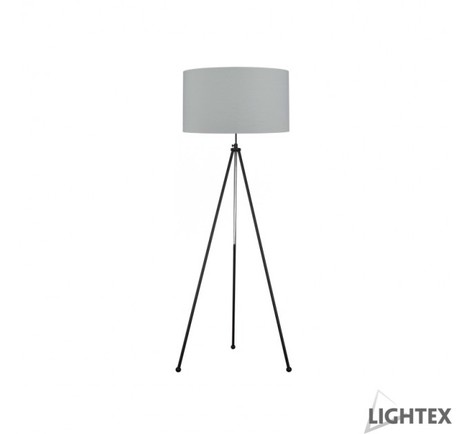 LIGHTEX ЛАМПИОН ZITA Е27 ЧЕРНО + БЯЛО LIGHTEX