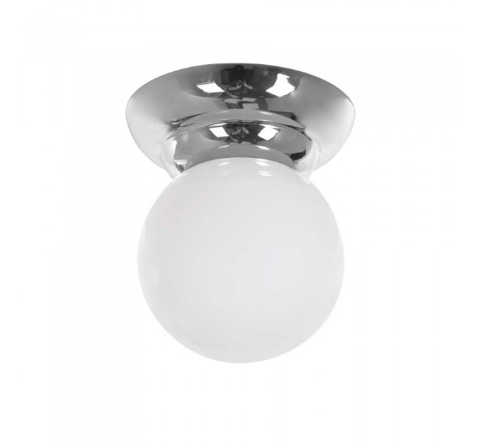 LIGHTEX ПЛАФОН ALEDO 1ХЕ14 ХРОМ Ф170 IP44 LIGHTEX