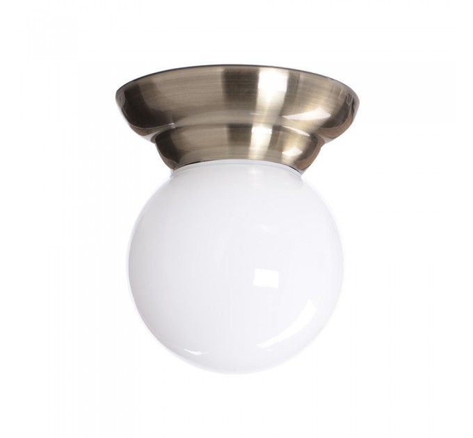 LIGHTEX ПЛАФОН ALEDO 1ХЕ14 МЕСИНГ АНТИК Ф170 IP44 LIGHTEX