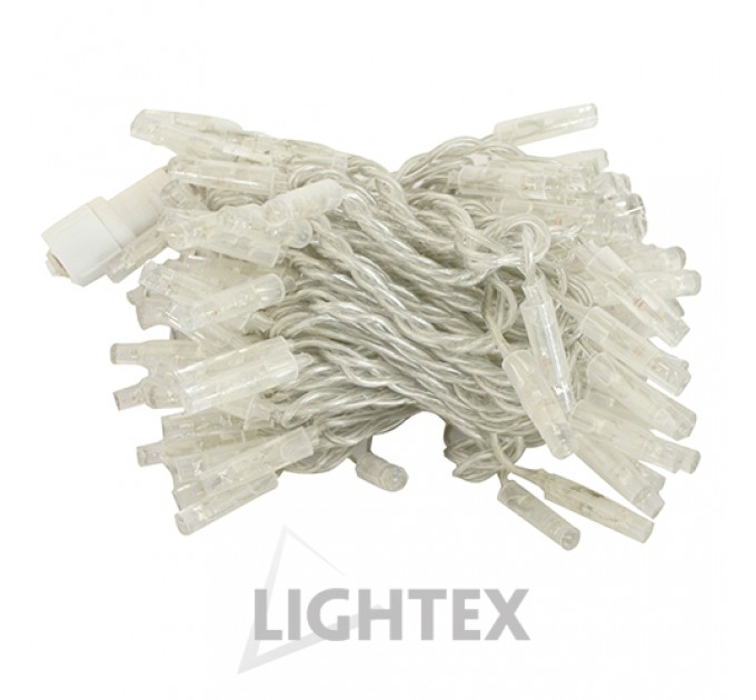LIGHTEX LED СВЕТЕЩО ВЪЖЕ 10М.100LED ТОПЛО БЯЛО IP44 230V LIGHTEX