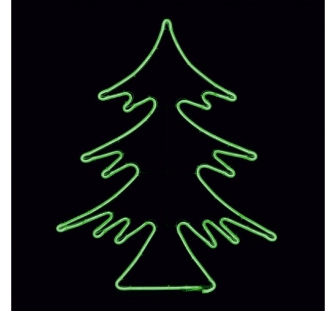 LIGHTEX LED КОЛЕДНА ЕЛХА 360LED 14.4W 44X51СМ. ЗЕЛЕНА IP44 220V