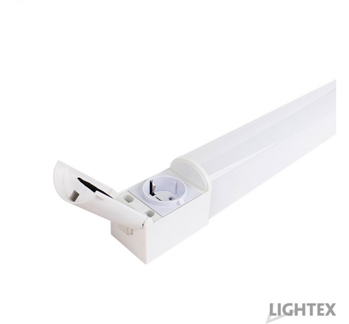 LIGHTEX LED ТЯЛО ЗА БАНЯ С КОНТАКТ 16A COLIN 8W 4000K 576LM IP44 492MM LIGHTEX