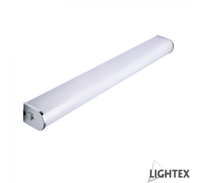 LIGHTEX LED ЛАМПА ЗА ОГЛЕДАЛО NOVA 15W 4000K 1200 LM 600MM ХРОМ С КЛЮЧ IP44 LIGHTEX