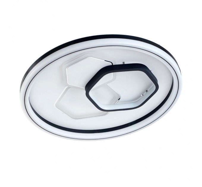 LIGHTEX LED ПЛАФОН POLLA С ДИСТАНЦИОННО 90W 3000K-6500K 5400LM 220V Ф480 LIGHTEX