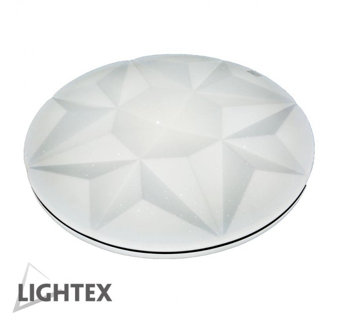 LIGHTEX LED ПЛАФОН CIRCON БЯЛ ДИМИРУЕМ+НОЩЕН РЕЖИМ С ДИСТ.УПРАВЛЕНИЕ 60W ОТ 3000K ДО 6500K 4800LM Ф450 LIGHTEX